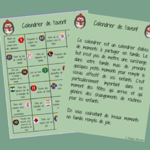 Calendrier de l'avent